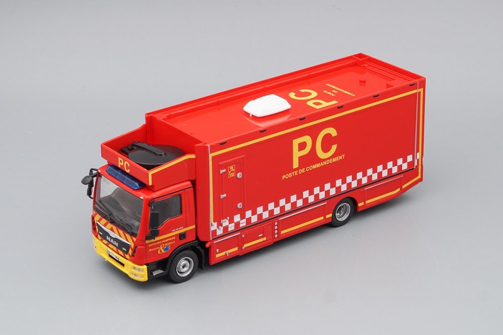 1:43 MAN TGL Fire Truck, red - ALT624