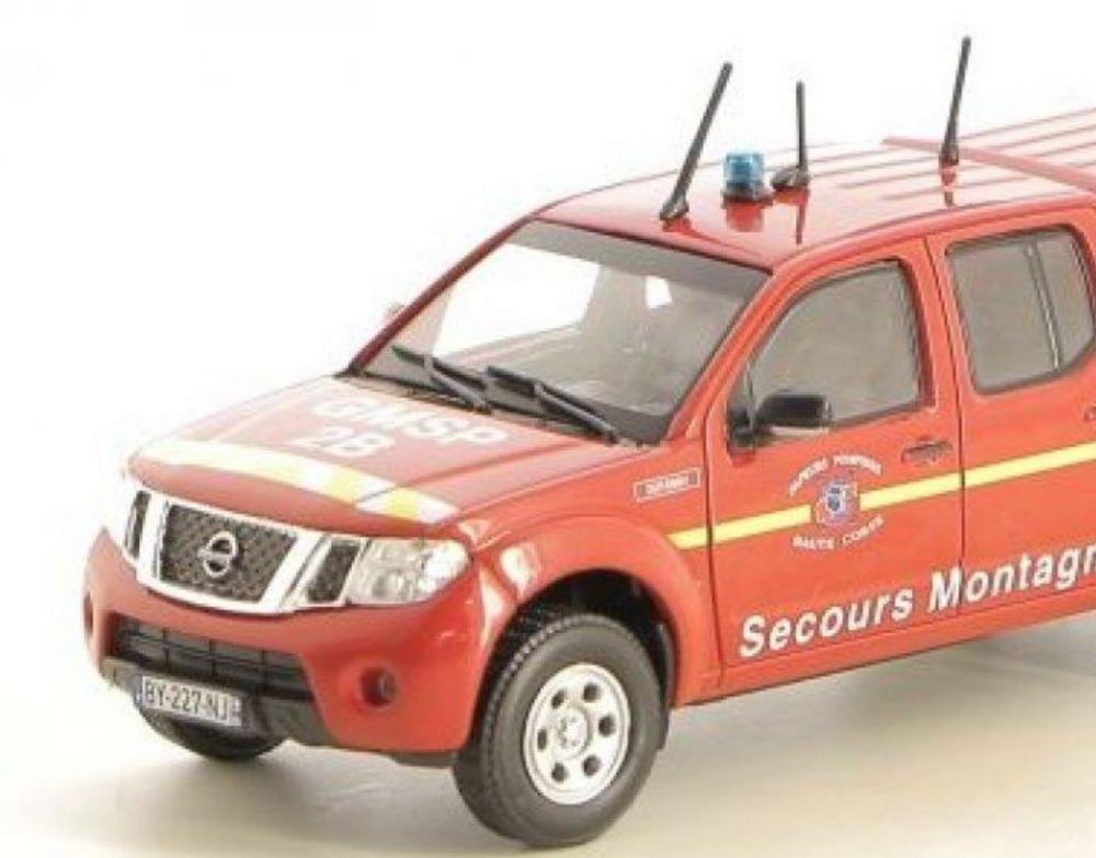 1:43 NISSAN Navara GMSP Technamm - Groupe de montagne des sapeurs-pompiers (Haute-Corse) из серии SAPEURS-POMPIERS - M2342-50