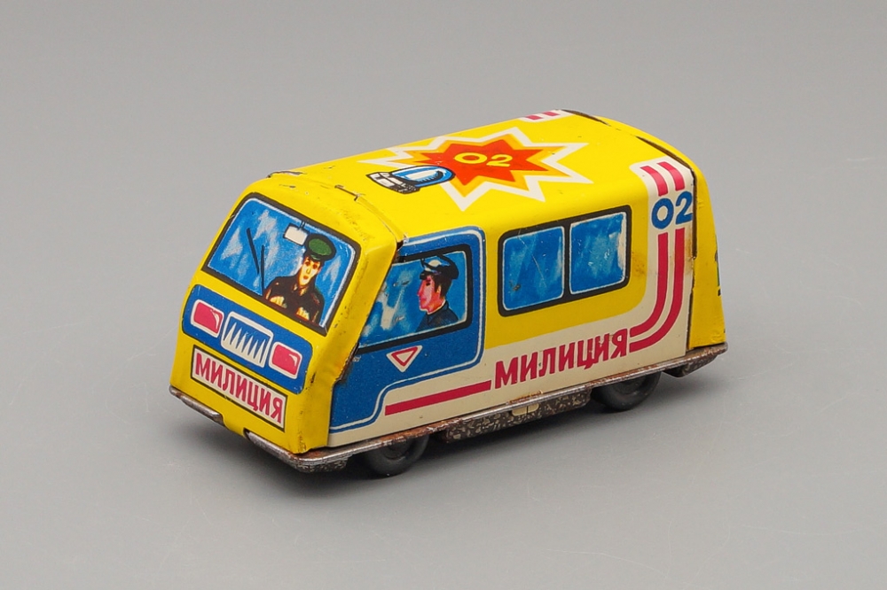 Игрушка 'Микроавтобус Милиция СССР' - LOT00424