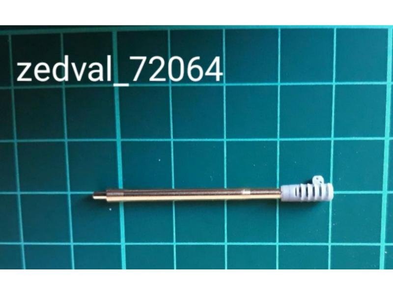 1:72 Ствол Д-30 калибра 122 мм для Т-34-122 с дульным тормозом - 72064
