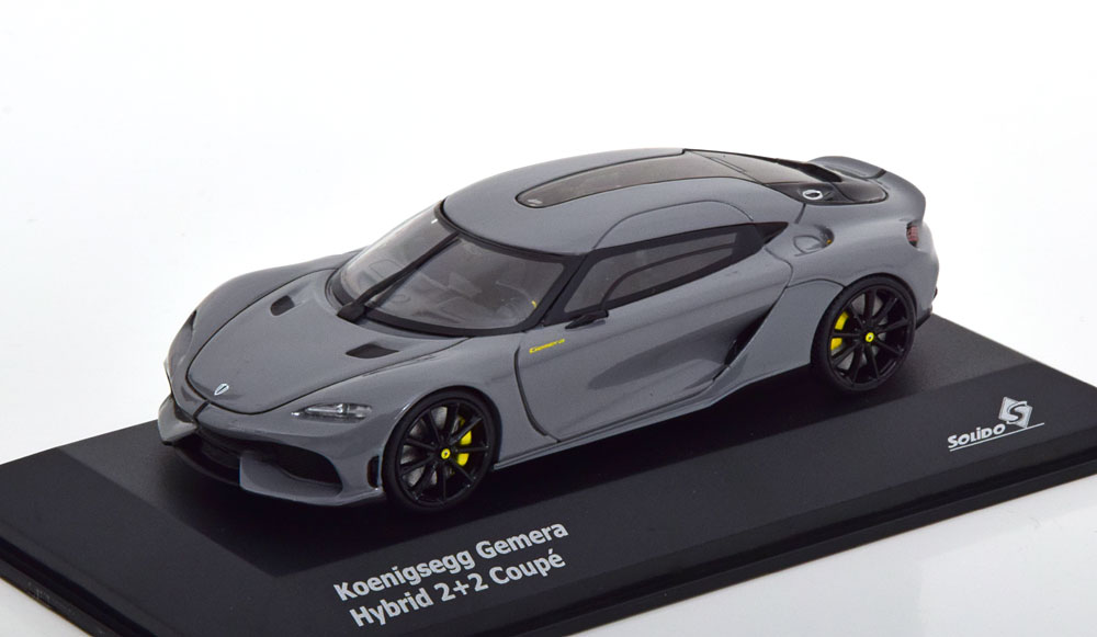 1:43 KOENIGSEGG Gemera Hybrid 2 2 Coupe (2021), grey - S4313701
