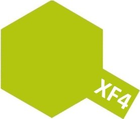 XF-4 Yellow Green (краска акриловая, желто-зеленый матовый), 10мл. - 81704