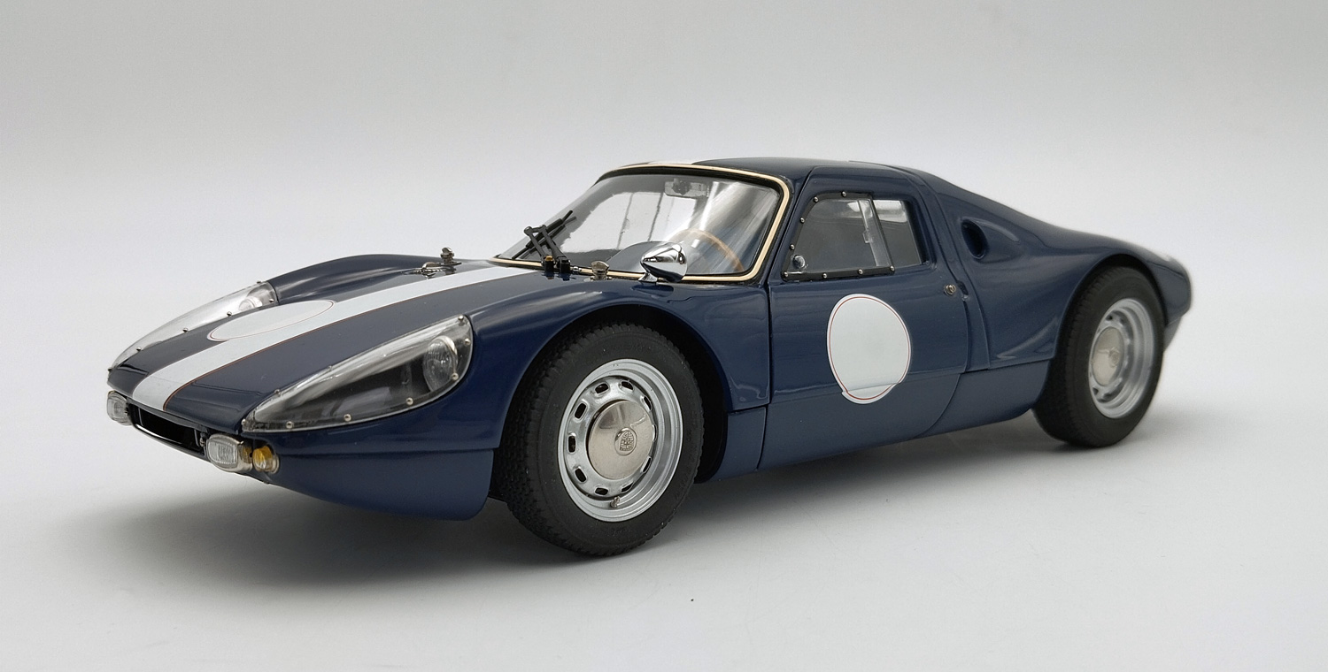 1:18 PORSCHE 904 Carrera GTS (1963), Bonhams Scottsdale Auktion (2017), dark blue - M237