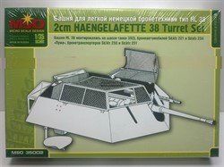 1:35 Сборная модель Башня для легкой немецкой бронетехники тип Hl 38 - 35002