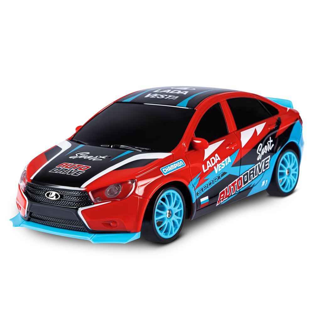 1:24 Lada Vesta машина для дрифта ,красный, Р/У - JB0404804
