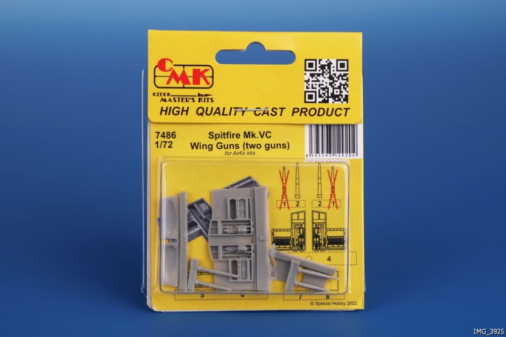 1:72 Spitfire Mk.VC Wing Guns (две пушки) / для набора Airfix - 129-7486