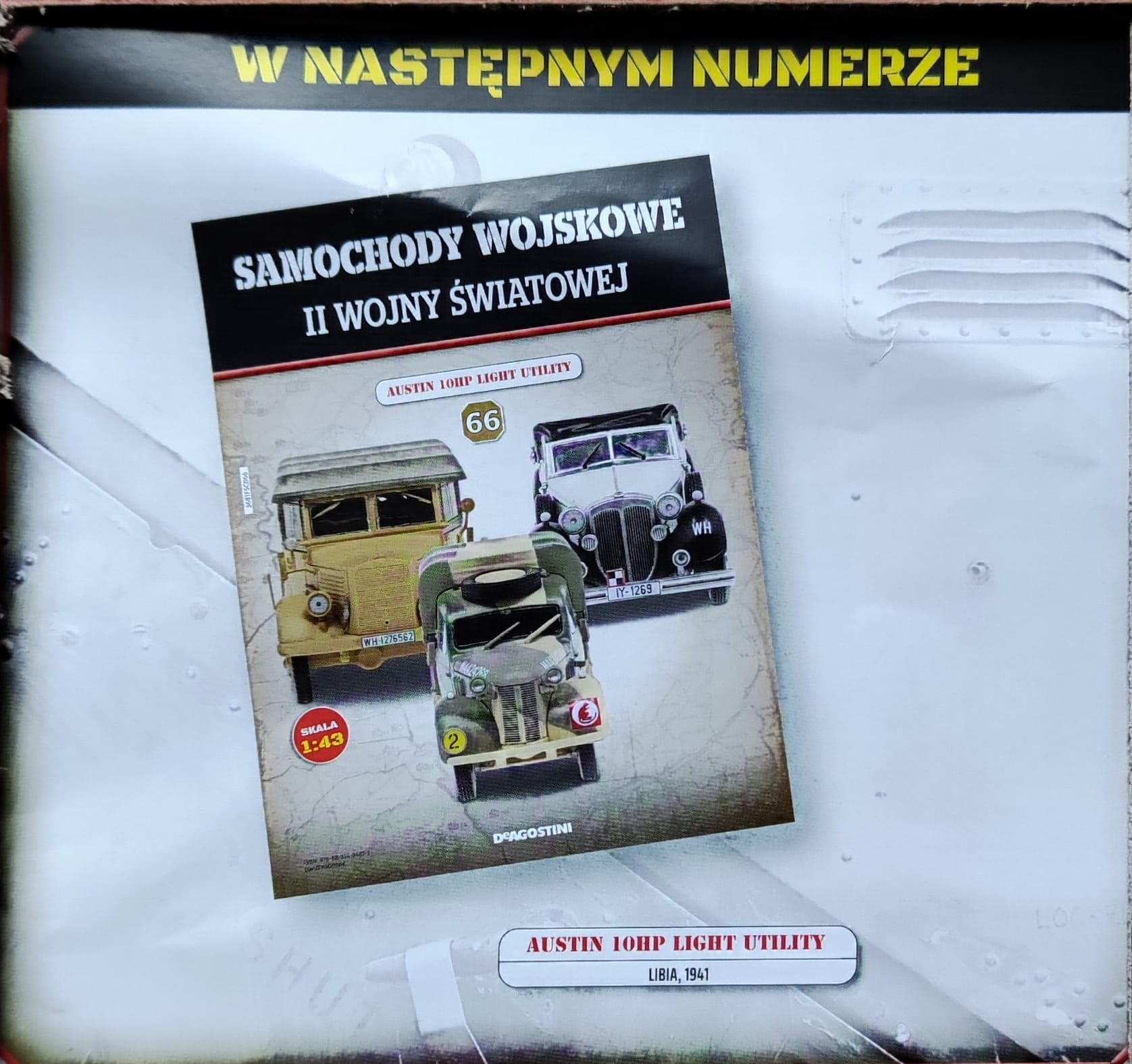 1:43 AUSTIN 10HP Light Utility из серии Samochody Wojskowe Ii Wojny Światowej - SW066