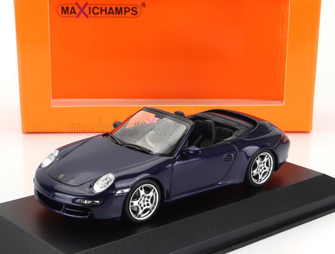 1:43 PORSCHE 911 997 Carrera S Cabriolet (2005), Blue Met - 940063030