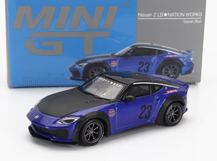 1:64 NISSAN Z400 Lb №23 Nation Works Rhd (2024), Blue Black - MGT00732-R
