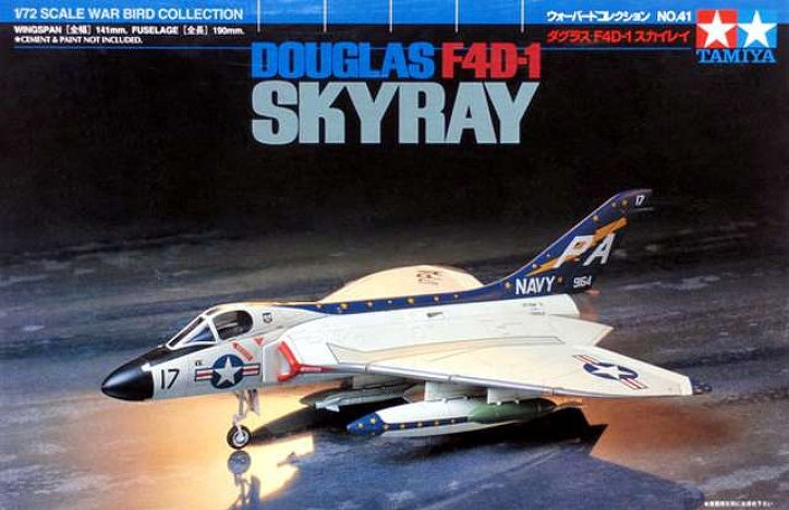 1:72 Сборная модель DOUGLAS F4D-1 SKYRAY - 60741