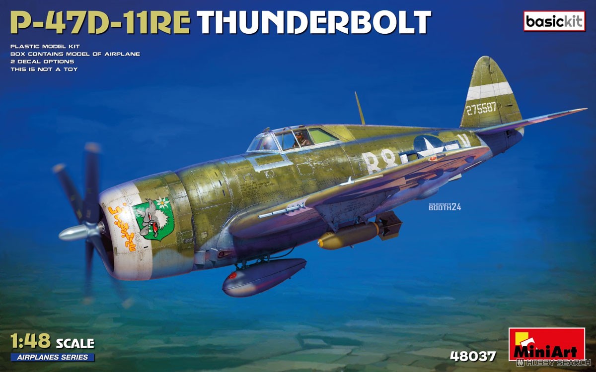 1:48 Сборная модель P-47d-11re Thunderbolt Airplane Military 1942 - 48037