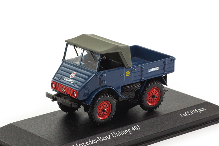 1:43 MERCEDES-BENZ Unimog 401 1953, blue - 439030200-X1