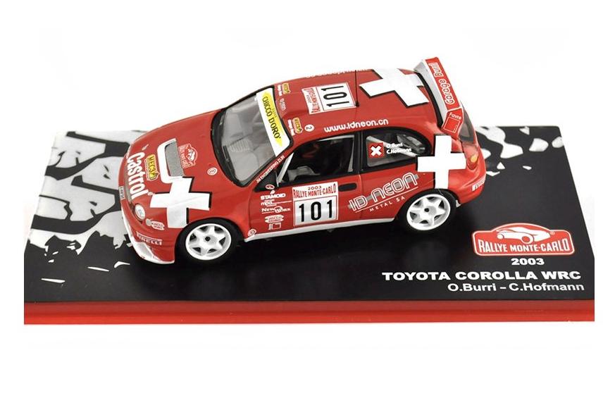 1:43 TOYOTA Corolla WRC #101 O.Burri -C.Hofmann (2003) - AARMC023