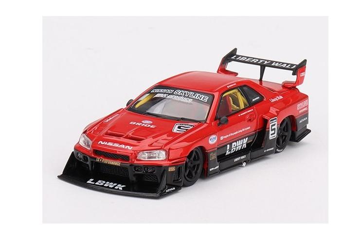 1:64 NISSAN Skyline GT-R R34 Super Silhouette, red - MGT00843-R
