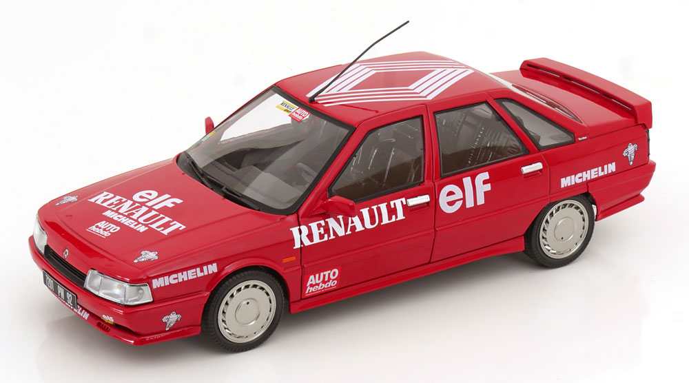1:18 RENAULT R21 Mki Turbo Speed Record The Vitesse Sur Glace (1988) - Record On The Ice, Red - S1807707