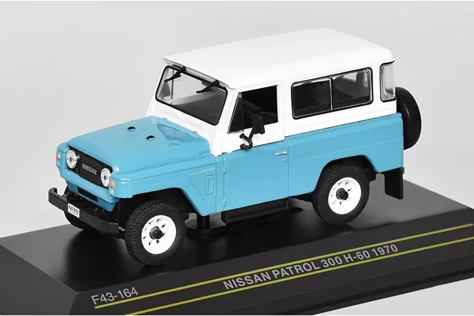 1:43 NISSAN Patrol 300 H-6 (1970) light blue / white - F43-164
