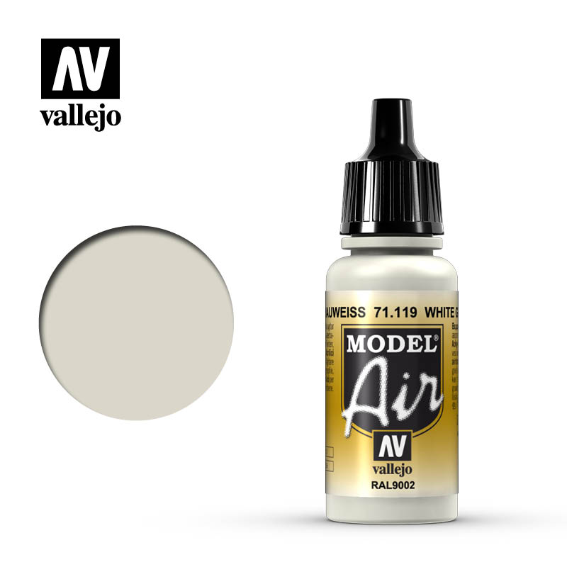 Краска акриловая 'Model Air' серо-белый RAL9002 - 71119