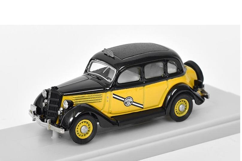 1:43 FORD Touring Sedan Yellow Cab (1935) - REX050-1
