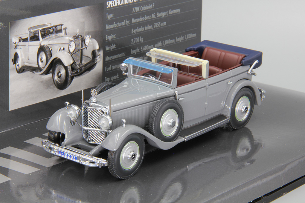 1:43 MERCEDES-BENZ 770K Cabriolet F Kaiser Wilhelm II (1931), grey - 436036000