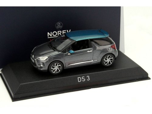 1:43 CITROËN DS3 (2014), grey / emeraude - 155297-X1