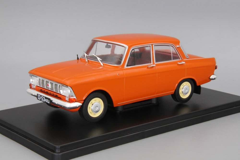 1:24 МОСКВИЧ-412, Легендарные Советские Автомобили 21, оранжевый - LSA021
