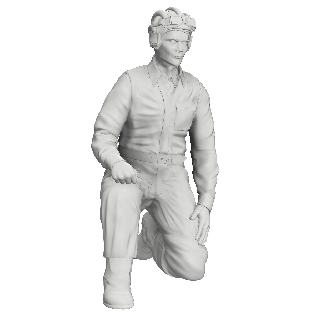 1:35 Советский танкист конца 1930-х, фигура № 1 - FL35001