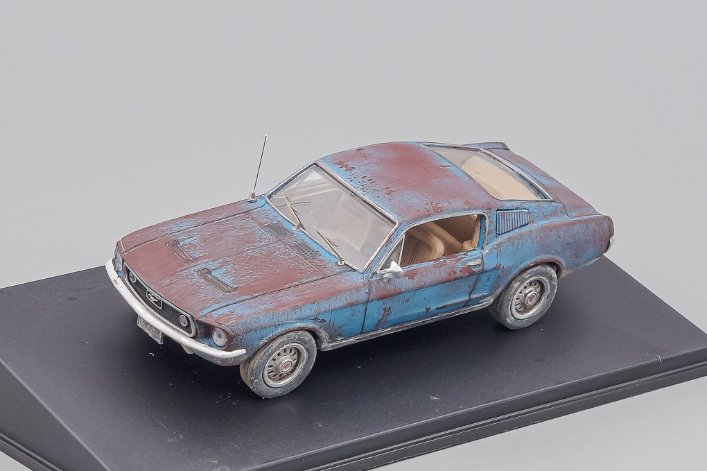 1:43 FORD Mustang GT390 (1968), синий - LD180