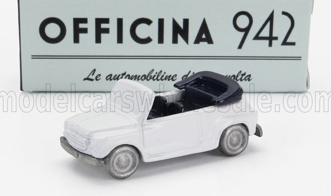 1:76 FIAT 600 'maggiolina' Carrozzeria Francis Lombardi Cabriolet Open (1958), White - ART2045B