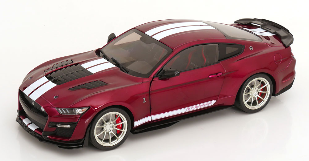 1:18 FORD Shelby Mustang GT500KR Coupe (2023), purple-metallic white - S1805915