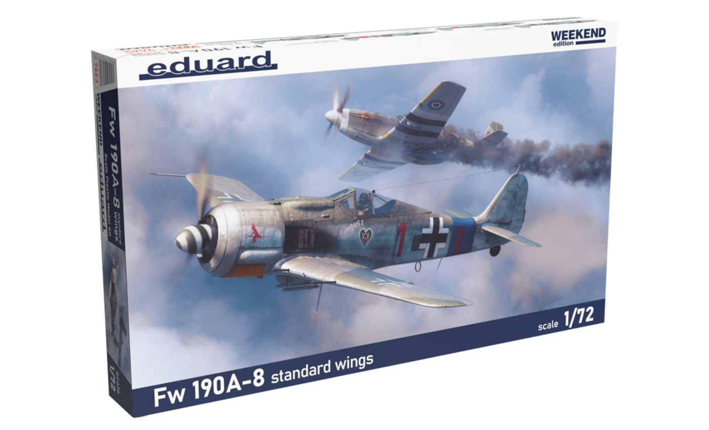 1:72 Сборная модель Истребитель Focke-Wulf Fw 190A-8 - 7463