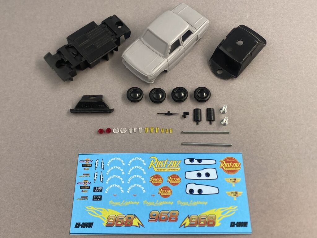 1:64 Сборная модель ЗАЗ 968 'Вася Молния' - kd-kit1