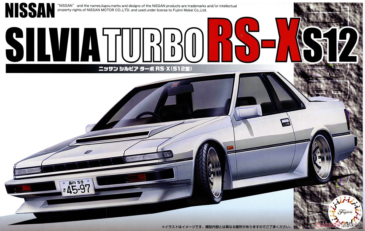 1:24 Сборная модель Nissan Silvia Turbo RS-X ( S12) - 04662