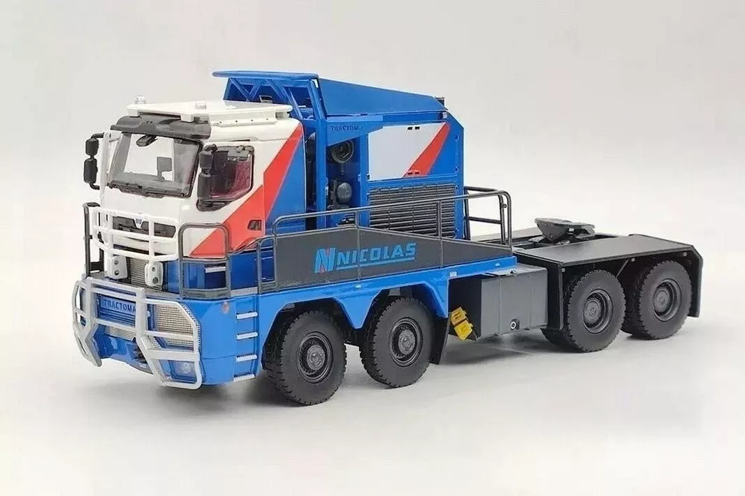 1:50 NICOLAS Tractomas TR D75 Heavy Ballast Tractor, blue / white / red / black - TR31-0008