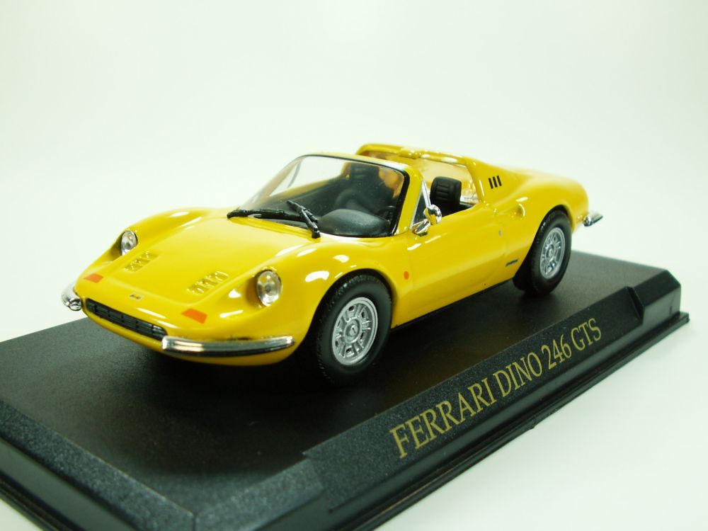 1:43 FERRARI 246 DINO GTS, Ferrari Collection 7, yellow - FC007