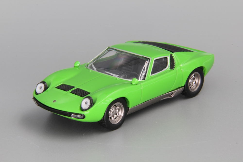 1:43 LAMBORGHINI P400 Miura, Суперкары 26, green - SUP026