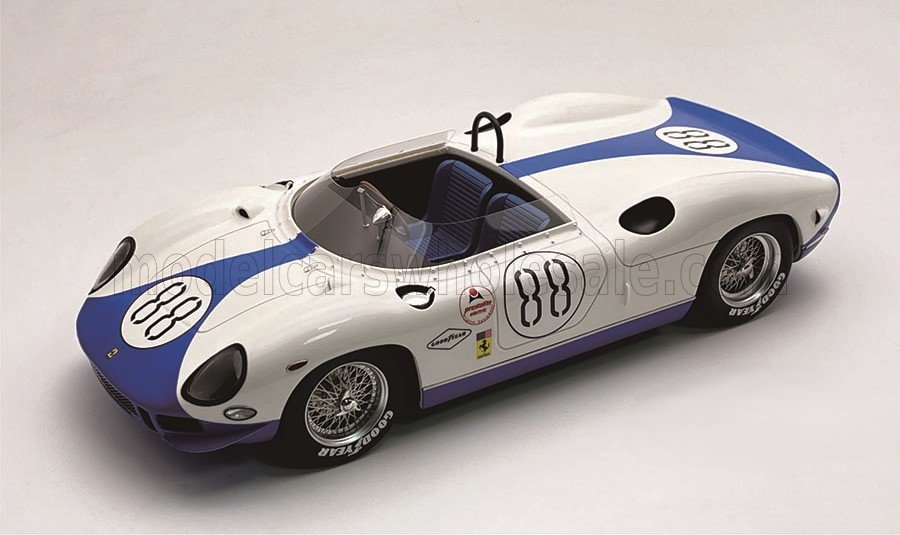 1:18 FERRARI 330P 4.0L V12 TEAM N.A.R.T. North American Racing №88 2000km Daytona Pedro Rodriguez - Graham Hill (1965) - TM18-310C
