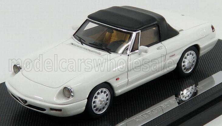 1:43 ALFA ROMEO Spider Closed (1990) 4ª Ed Ultima Serie - The Last, Bianco Freddo - White - MR43104B.BF