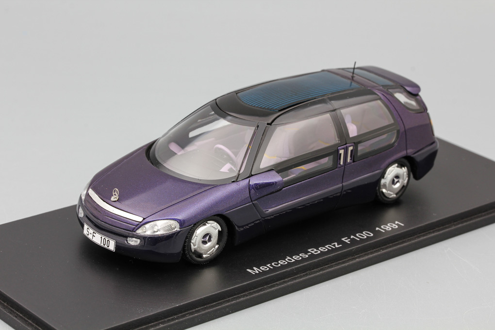 1:43 (Б/У) MERCEDES-BENZ F100 (1991), purple - S1011-X1
