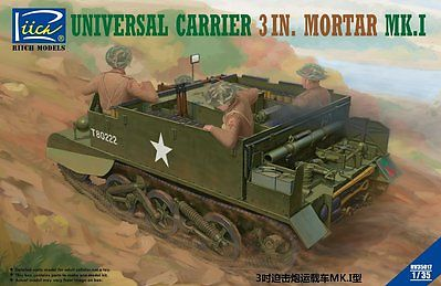 1:35 Сборная модель Universal Carrier 3 inch mortar Mk. I - RV35017