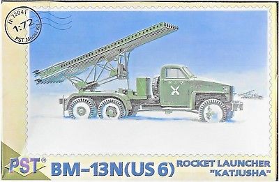 1:72 Ракетная установка БМ-13Н (на базе Студебекера) - 72010