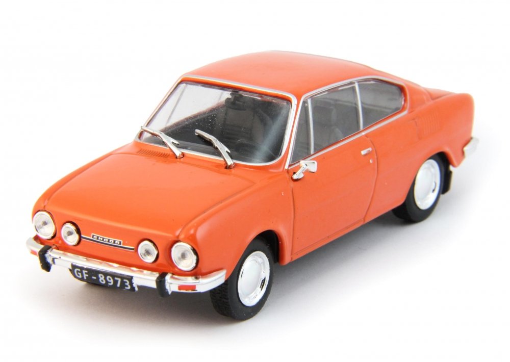 1:43 SKODA 110R, Автолегенды СССР 200, оранжевый - AL200
