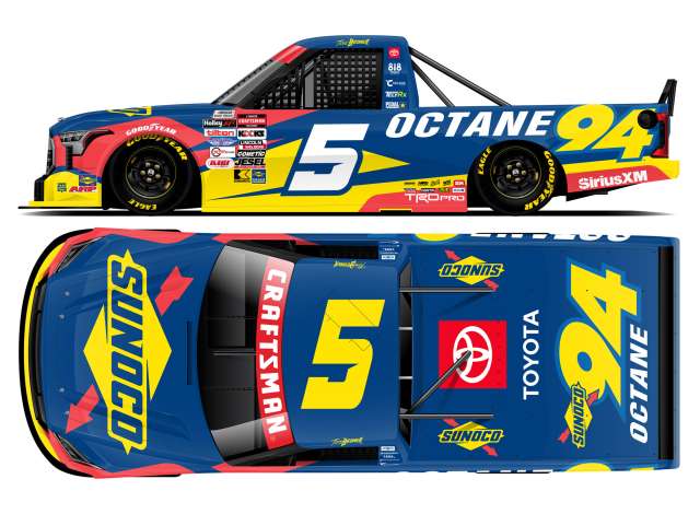 1:24 TOYOTA #5 Toni Breidinger *Sunoco 94 Octane*, blue/yellow/red 2025 - TX52524SUCTT