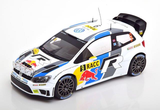 1:18 VOLKSWAGEN Polo R WRC #9 Mikkelsen/Markkula Rally Catalunya (с люстрой) 2013 - 18RMC070C