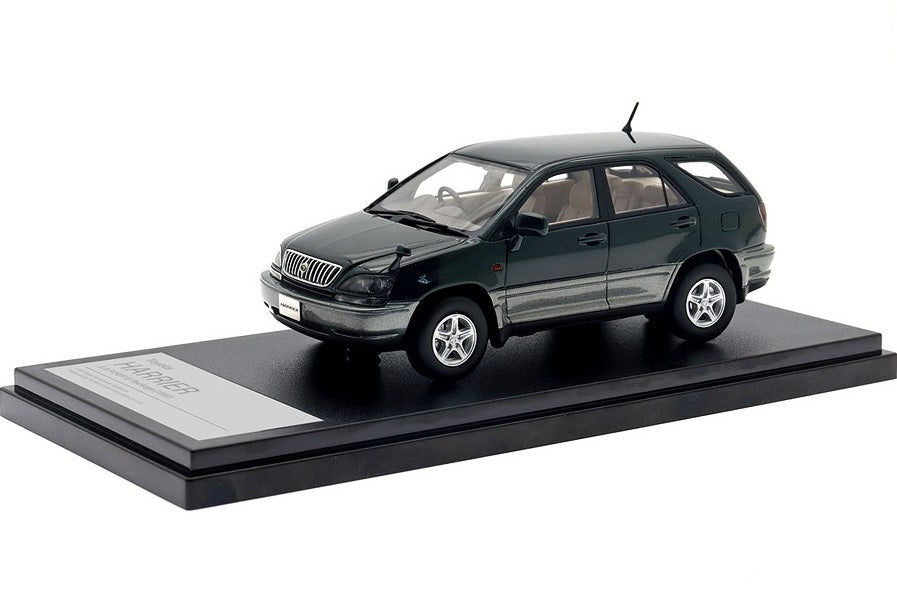 1:43 TOYOTA Harrier 3.0 Four G Package (1997), Green Mica - HS449GR