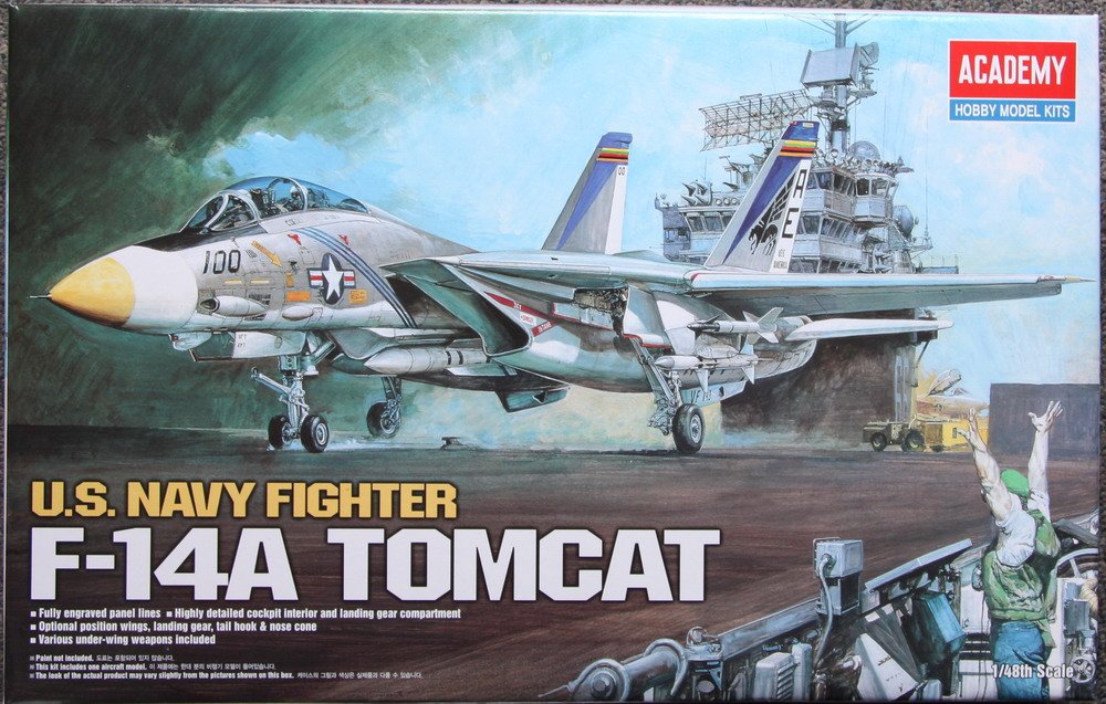 1:48 Сборная модель Самолет F-14A Томкэт - 12253