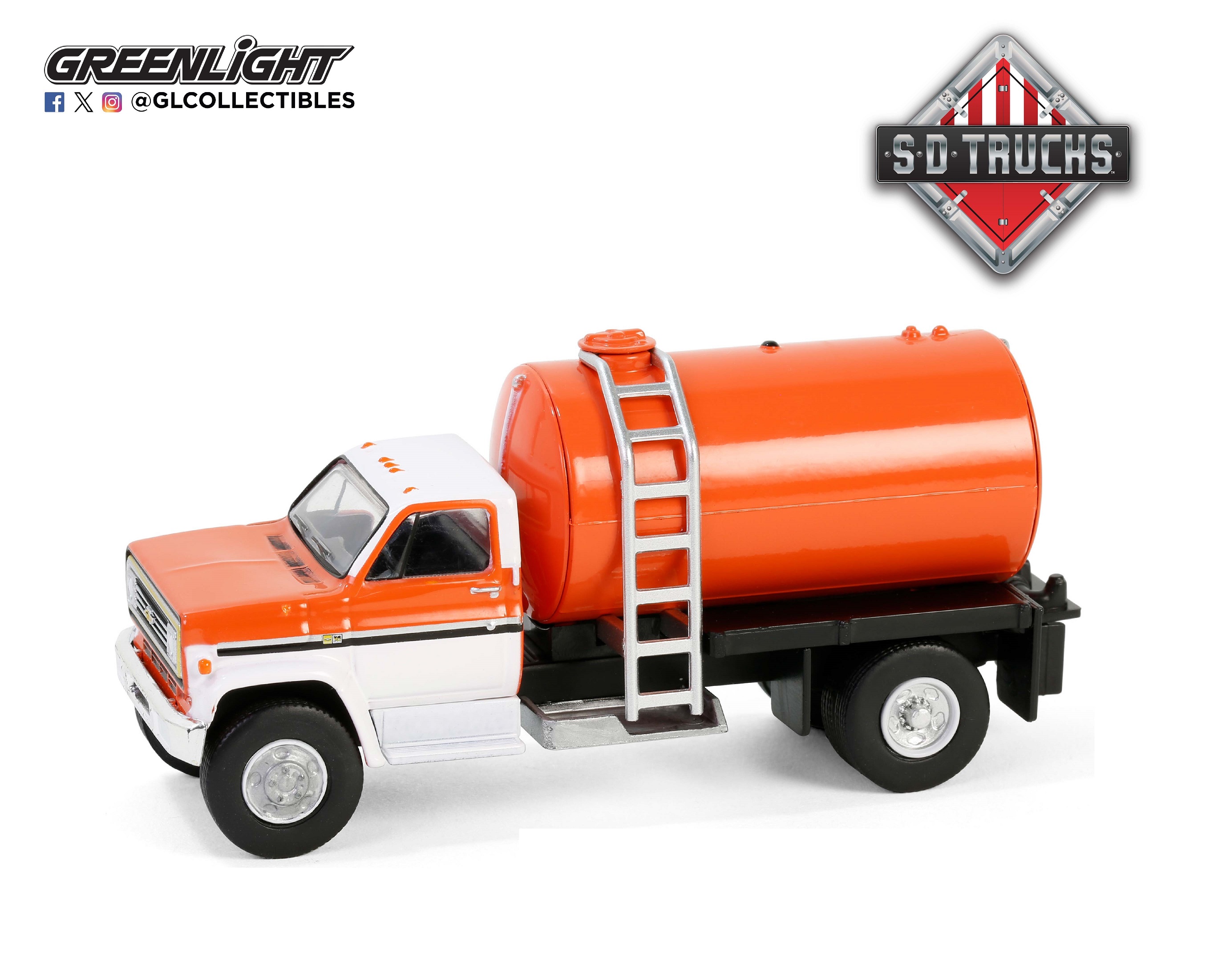 1:64 CHEVROLET C-70 цистерна удобрения (1984), Orange/White - 45190A