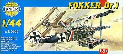 1:48 Сборная модель Самолёт  Fokker Dr. 1 - 0805