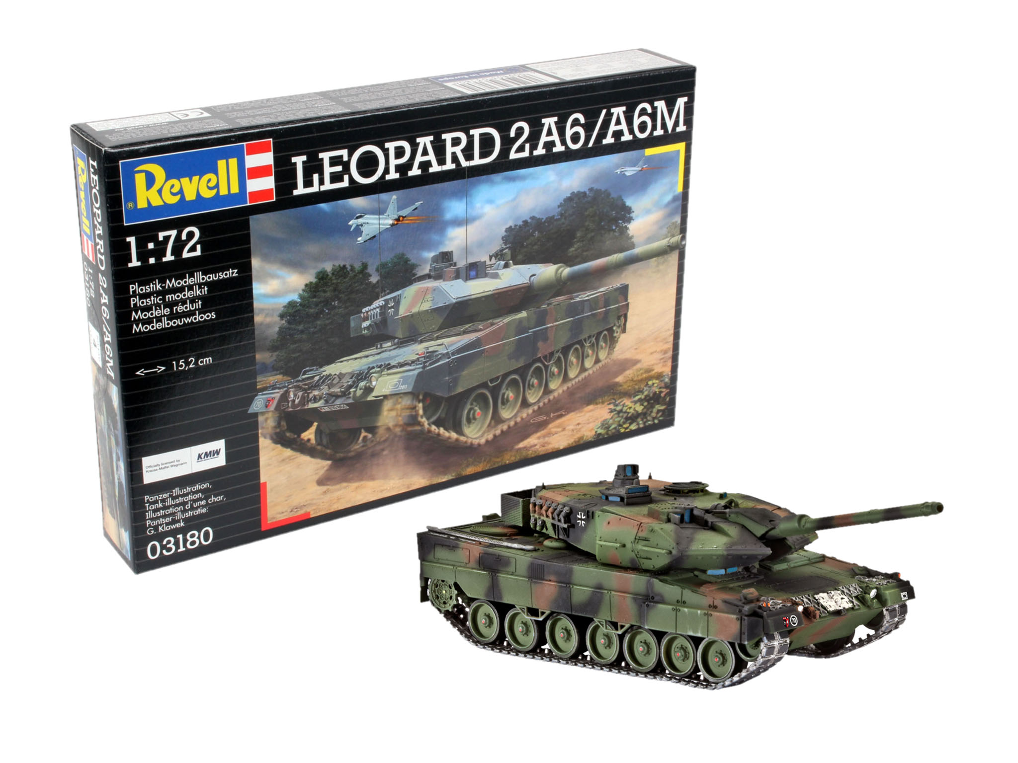 1:72 Сборная модель Немецкий ОБТ Leopard 2A6 / A6M - 03180