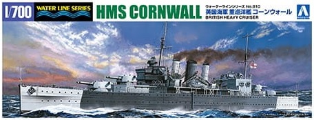 1:700 Сборная модель BRITISH HEAVY CRUISER CORNWALL STD - 05674
