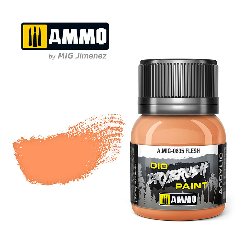 Краска акриловая для техники сухой кисти DRYBRUSH Телесный, 40мл - AMIG0635